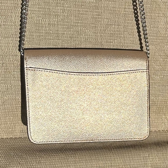 Coach Bowery crossbody. Gold with silver hardware and chain. VGC - Picture 3 of 15